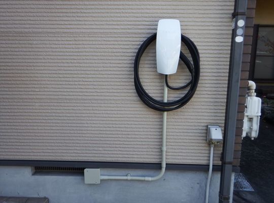 テスラウォールコネクター設置