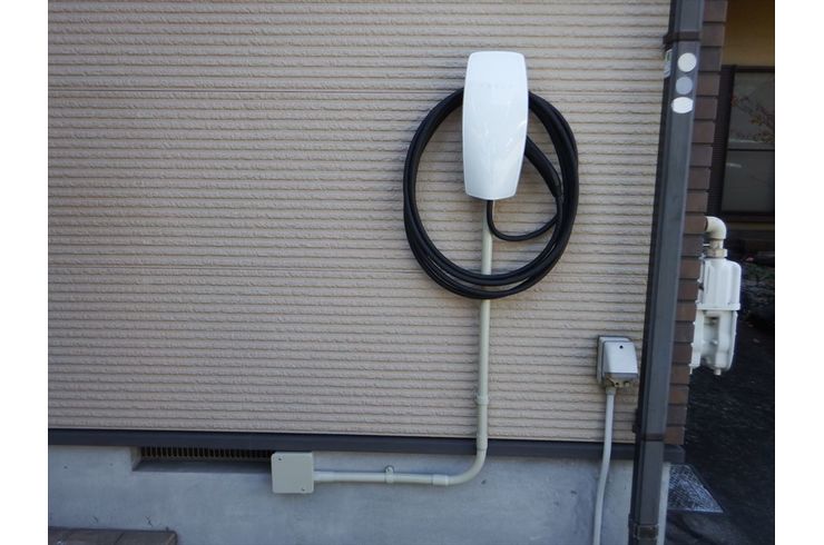 テスラウォールコネクター設置